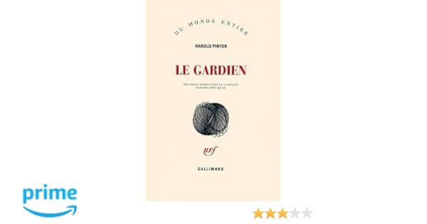 Amazonfr Le Gardien Harold Pinter Philippe Djian Livres - 