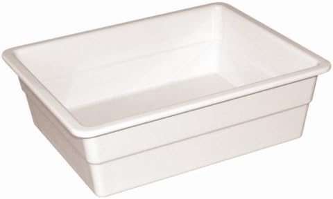 Kristallon Melamine 1/2 Gastronorm Dish 100X260X325mm White Bowl Oven Freezer