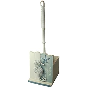 SEASHELL SEASHORE NAUTICAL TOILET BRUSH & HOLDER: Amazon.co.uk: Kitchen ...