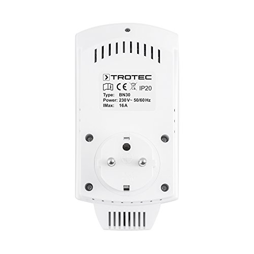 TROTEC BN30 Steckerthermostat Steckdosenthermostat Thermoschalter für Infrarotheizung Raumthermostat … - 2
