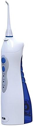Today50% OFF! Oral Irrigator Dental Flosser, Portable Rechargeable Water Jet 3-Mode High Capacity Water Tank Rechargeable Battery Design Dental Irrigator Air Pressure Cleaner with 2 Jet Tips (Blue)