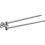 Gedy Texas - Toallero 2 barras, color cromo