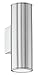 Produktbild Edelstahl Up Down Wand Leuchte silber Glas Außen Lampe Fassaden Beleuchtung Garagen Spot Eglo 84002