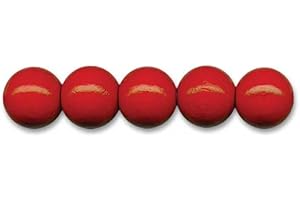 MIAMIXA Holzperlen Ø 4 mm · 165 Stück · Loch 1,1 mm · rot