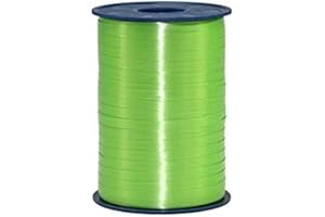 Creative Discount® Kräuselband / Geschenkband, Apfelgrün, B: 5mm L: 500m