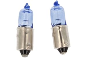 CARALL 2 Pezzi Lampade Alogene 12V Bianche ad Effetto Xenon (H10W 12V 10W BA9s 64113 LLB433A)