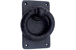 The Metal Magician Black Antique Cast Iron Door Knocker – Black