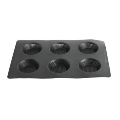 Lakeland Perfobake Tartelett-Backform, für 6 Tarteletts, Silikon, 37 x 24 cm