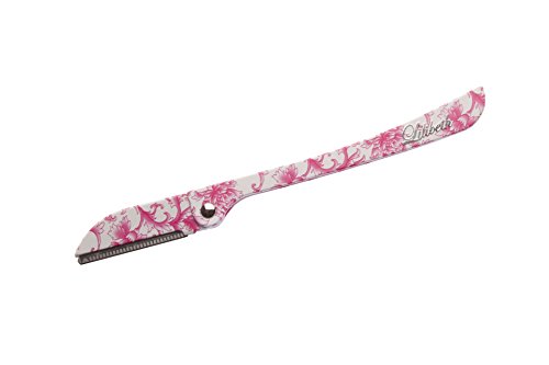 Brow Shaper Hair Removal Dermaplaning Pink Chinese Porcelain Print, Portable and Pain Free