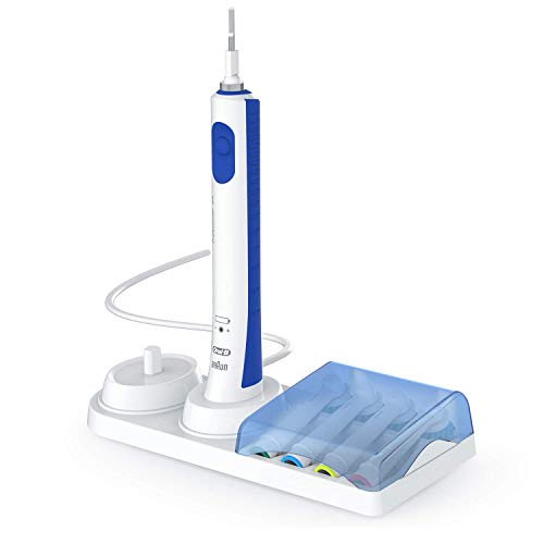 I.A.C.E.R. Srl Top Shop GiStar - Soporte para Cepillo de Dientes eléctrico Oral-B con 4 Cabezales y 1 Mango