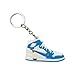 Produktbild ProProCo Sneaker Schlüsselanhänger Jordn Air Nik Schlüsselanhänger Jordn 1 Schuh anhänger Fashion für Sneakerheads,Hype-Beasts Nik-e Supreme Palace (OW UNC)