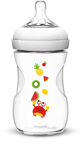 Philips Avent Anti-Kolik Naturnah-Flasche SCF627/23, transparent, Krabbe, 260 ml, 1er Pack - 7
