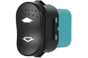 AUTOZOCO Interruttore alzacristalli elettrico 6 pin compatibile con Ford nero