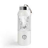 Mezclador Portátil - El mezclador pequeño es desmontable para facilitar el lavado de la cuchilla y la taza. Taza de licuadora de 550 ml con tapa, pequeña licuadora maravillosa para llevar al trabajo, a los viajes y a la escuela.