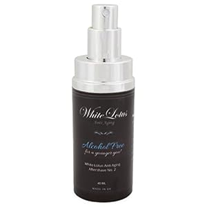 Alcohol Free Aftershave For Men- All Natural Aftershave Lotion No.2 by White Lotus Anti Aging. Natural Alcohol Free…