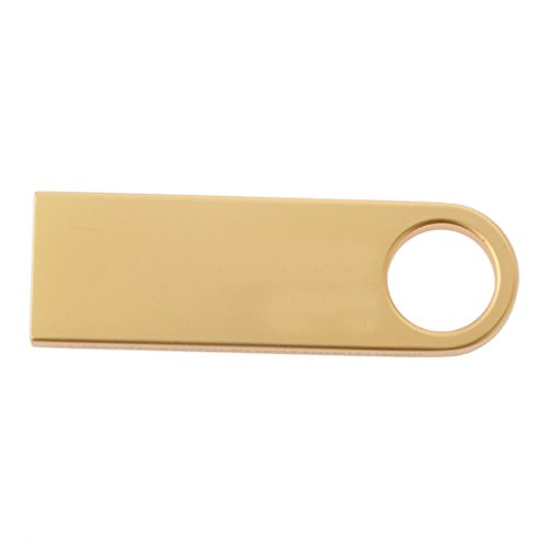 Memoria USB 2.0 Almacenamiento Archivo Unidad de Flash Memoria U Disk para PC Port&aacute;til Tablet Ordenador - 16GB, Oro