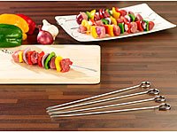 Rosenstein & Söhne Schaschlik-Grillspieße aus Edelstahl, 8er-Set - 5
