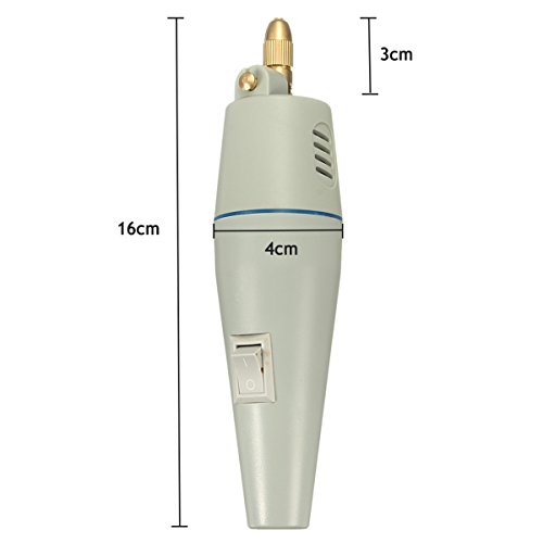 Mini Handschleifer Schleifer, GOCHANGE Schleifmaschine Elektro Rotary Drill Grinder Schleifen Werkzeug Set mit Power Adapter Koffer - 7