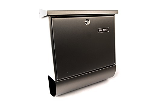 BURG WCHTER Outdoor Mail Box Amrum Set Stainless Steel stainless steel by Burg-Wchter