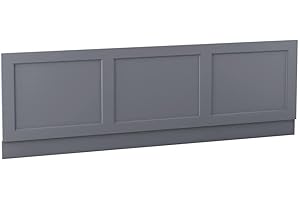 Aquariss Traditional 1800mm Matte Grey Bath MDF Front Panel