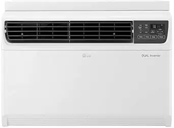 LG 1.5 Ton 4 Star DUAL Inverter Window AC (Copper, Convertible 4-in-1 cooling, PW-Q18WUXA, 2022 Model, HD Filter, White)