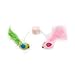 Produktbild Hemore Haustier-Spielwaren Grüne Vogel Feder Katzenminze Spielzeug rosa Anzug Vogel 1 Hohe Kostenleistung, lustiges Spielzeug