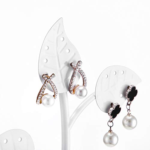 Songmics Schmuckständer Schmuckhalter Ohrringhalter Kettenständer Armbandständer weiß JDS065 - 4