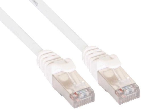 Preisvergleich Produktbild INLINE Patchkabel Cat.5e SF / UTP weiss 0,25m