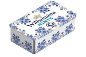 Wilhelmina Pfefferminze 100 gr. in schöner niederländischer Metall - Dose