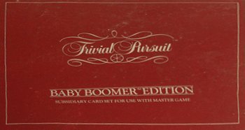 Trivial Pursuit Baby Boomer Edition Subsidiary Card Set For Use With the Master Game - Genus Edition by Horn Abbot