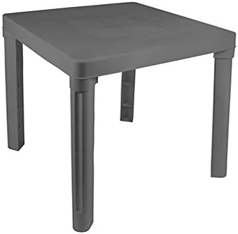 Kids Children Plastic Home Garden Picnic Folding Foldable Table in Choice of Colours (Grey)