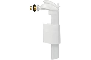 Wirquin 10724032 Chasse d'eau wc robinet flotteur à alimentation latérale F90, blanc