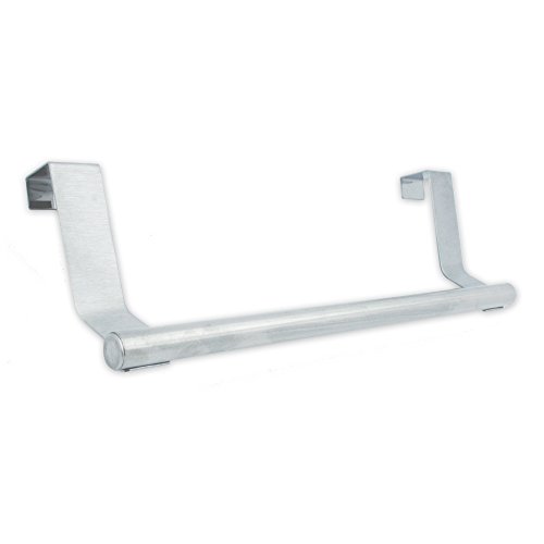 Preisvergleich Produktbild 2er Set praktische und platzsparende Tür-Handtuchstange 23cm aus rostfreiem