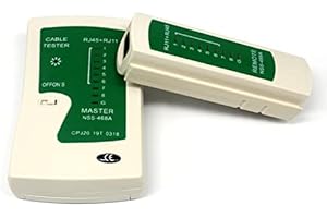 Vsnetwork Tester Cavo di Rete Lan Ethernet Network Multifunzione RJ45 RJ11 RJ12, Compatibile con Cat 5 Cat 6 Cat 7 Cat 8