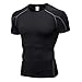 Produktbild T-Shirt Für Herren,Fitness Sport T-Shirt Workout Leggings Kurze Ärmel Yoga Laufen Kurzarm Shirts Tops Bluse Eng Anliegendes Kurzärmliges Trainingssport Schnell Trocknende Kleidung Resplend