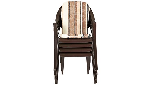 BEST Sesselauflage, (4er Set), (L/B): ca. 96×45 cm 4 Auflagen, braun - 3