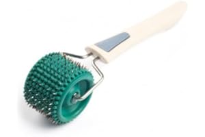 LYRIN24 Rodillo de masaje facial Lyapko para cara, color verde, masajeador facial, rodillo de masaje antiestrés, rodillo de agujas de Dr. Lyapko, herramienta de masaje, rodillo de relajación, acupuntura