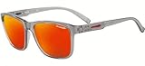 Incluye funda protectora Arnette 0AN4255 Gafas de sol, Transparente Grey, 56 para Hombre