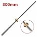 Produktbild 800mm Gewindespindel 8 mm Gewindesteigung Schrauben 2mm Pitch Gewindespindel mit Messingmutter