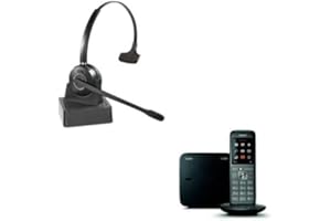 Cleyver - Téléphone sans Fil CL660+ Casque sans Fil ODHW10, téléphone sans Fil avec Haut-Parleur Haute qualité, Noir