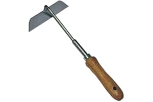 4U-ONLINEHANDEL Rübenhacke Unkrauthacke 14cm Klinge Gartenhacke Handhacke Hacke Ziehhacke