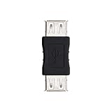 Adaptador usb 2.0 con conector tipo a hembra en ambos extremos