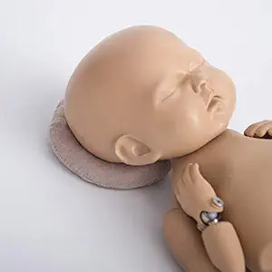 2PCS Baby Photography Props Pillow Newborn Auxiliary Photo Props Posing Cushion Basket Kids Studio Shoots Accessories Gift