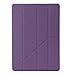 Produktbild Wokee Ultra Lightweight Slim Leder Tasche Schutzhülle Schale Smart Case mit magnetischer Abdeckung Für iPad 9.7Inch 2017 Tablet,Leder Schlank Klappständer Painted Case Cover (Lila)