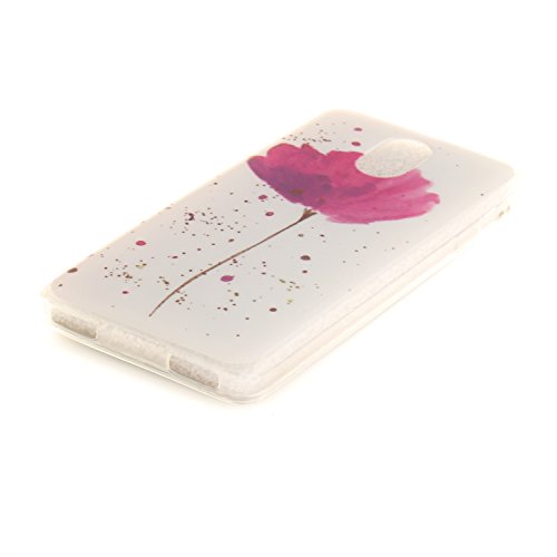 Cozy Hut Lederhülle / Ledertasche / Hülle / Case / Cover / Etui / Tasche Bunte Muster Weich TPU Handy Hülle für Lenovo Vibe P1M,Ultra Slim Dünn Silikon TPU Transparent für Lenovo Vibe P1M Hülle , Premium Handy Tasche Schutz Hülle Case Cover Etui Strass Schutz schutzhülle Bumper Schale Silicone für Lenovo Vibe P1M – Purple Orchid - 3