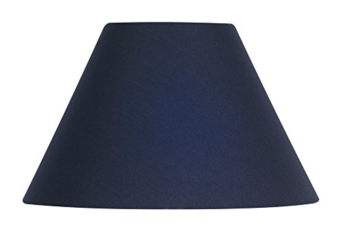 Oaks Lighting Lampenschirm Coolie, aus Baumwolle, 25,4 cm - Parent Klassisch navy