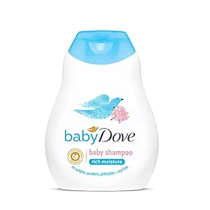 Baby Dove Rich Moisture Baby Shampoo 400 ml, Mild No Tears Shampoo - Hypoallergenic, No Sulphates, No Parabens