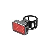 Soporte de tija de sillín yyqxhly Smart Bike Luz Trasera LED COB Sensor de Freno Luz Trasera Ciclismo Linterna para Accesorios de Bicicleta USB Recargable,Rectangle