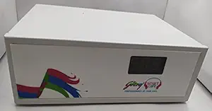 Voltz Stabilizer for Refrigerator godrej G500X9A (Working Rang 120V-280V) Metallic Grey ? Digital Display