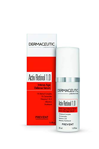 Dermaceutic Activ Retinol 1.0 - Suero antienvejecimiento con retinol de alta intensidad - Suero facial con retinol y vitamina C/E - 30 ml